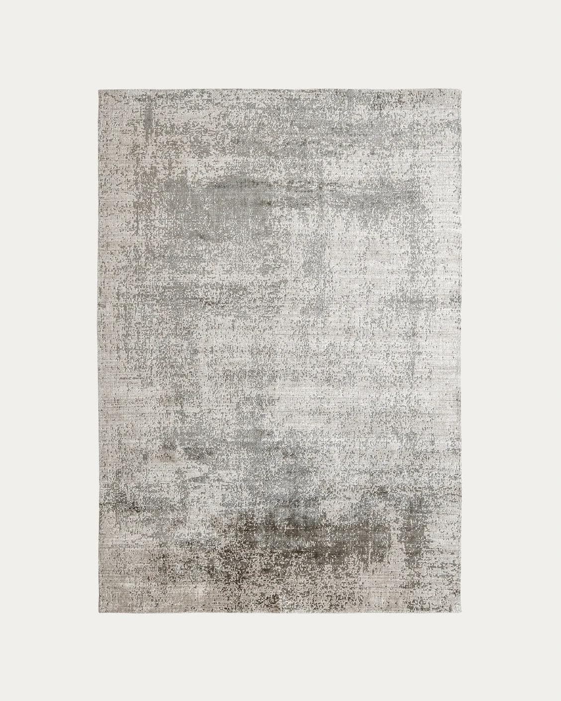 Liam Alba carpets in grey, shown in a product top view as image 1