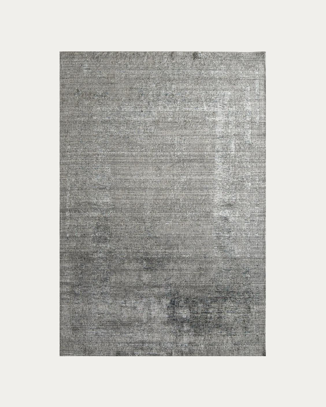 Liam Ashton carpets in grey, shown in a product top view as image 1