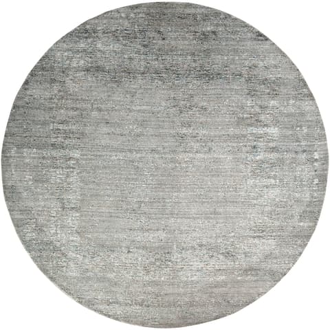 Liam Ashton carpets in grey, shown in a product top view as image 1