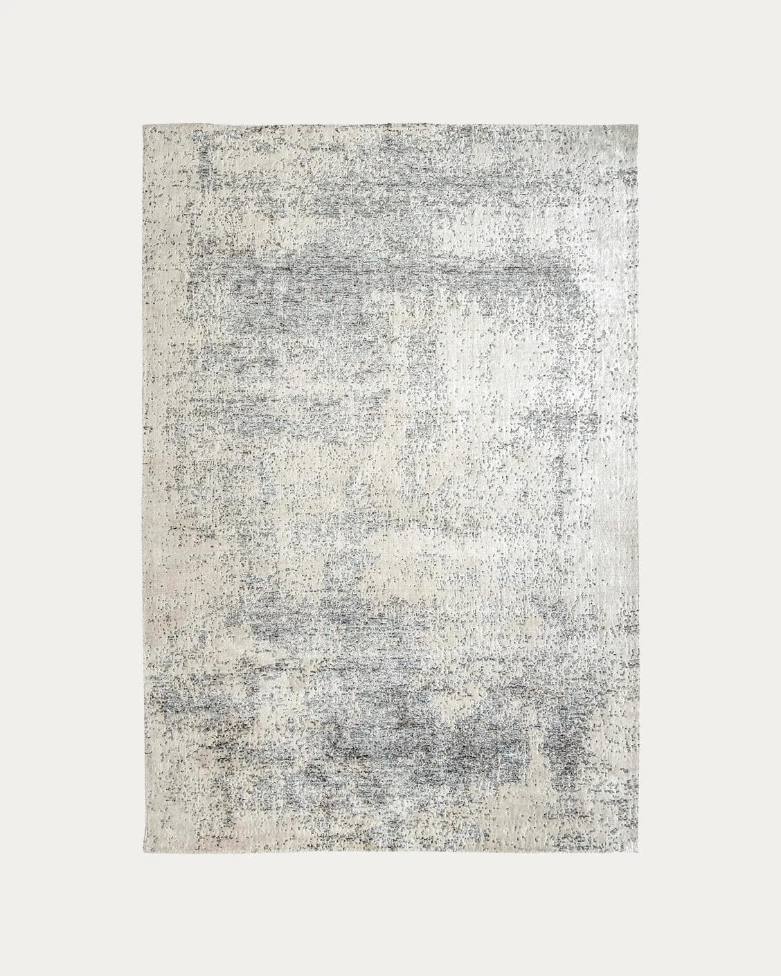 Liam Bianca carpets in grey, shown in a product top view as image 1