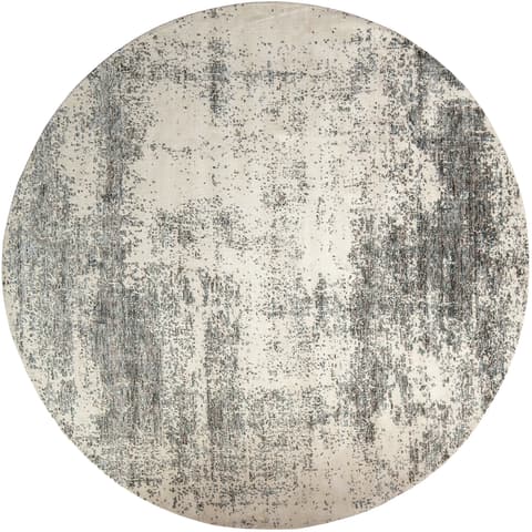 Liam Bianca carpets in grey, shown in a product top view as image 1