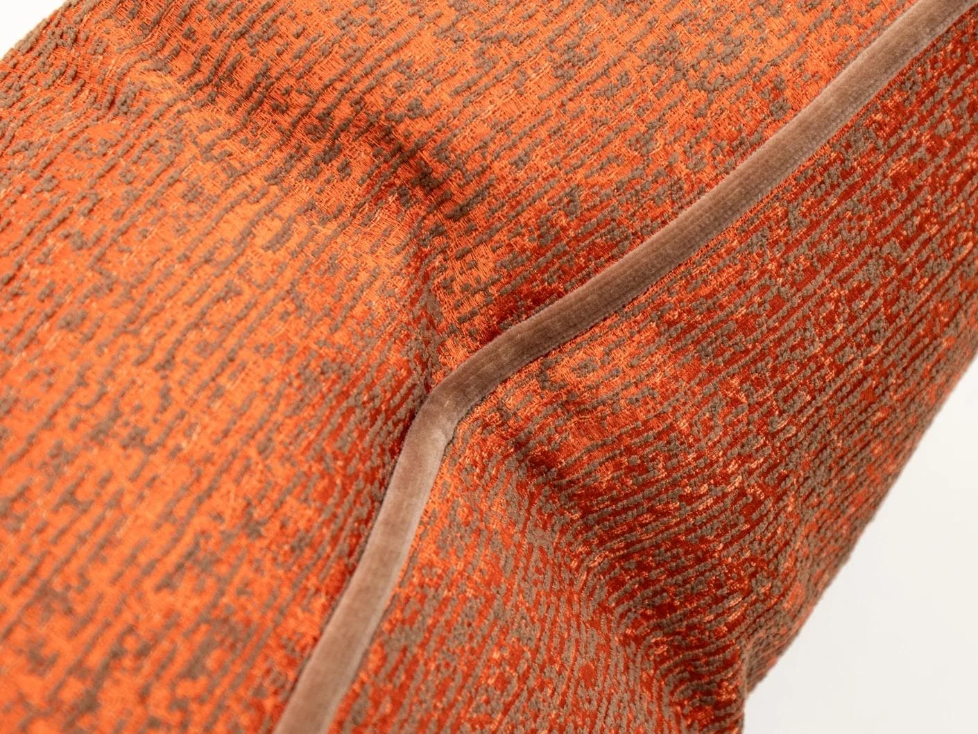 Linda Tangelo cushion in orange, shown in a product top view as image 7