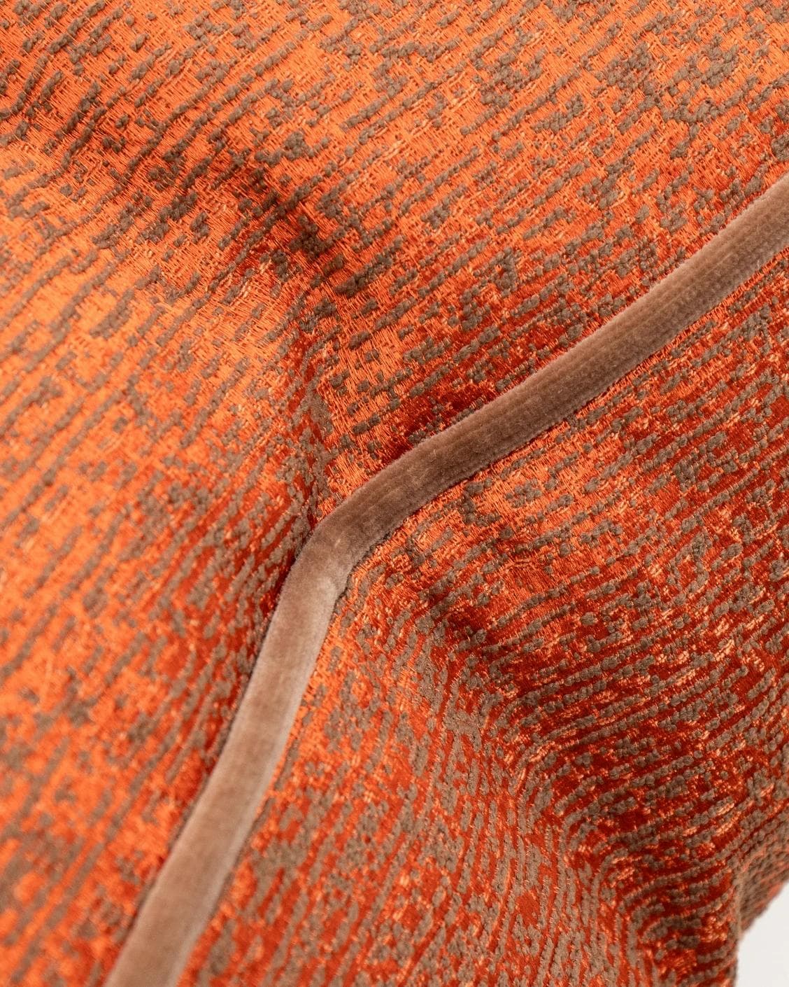 Linda Tangelo cushion in orange, shown in a product top view as image 7