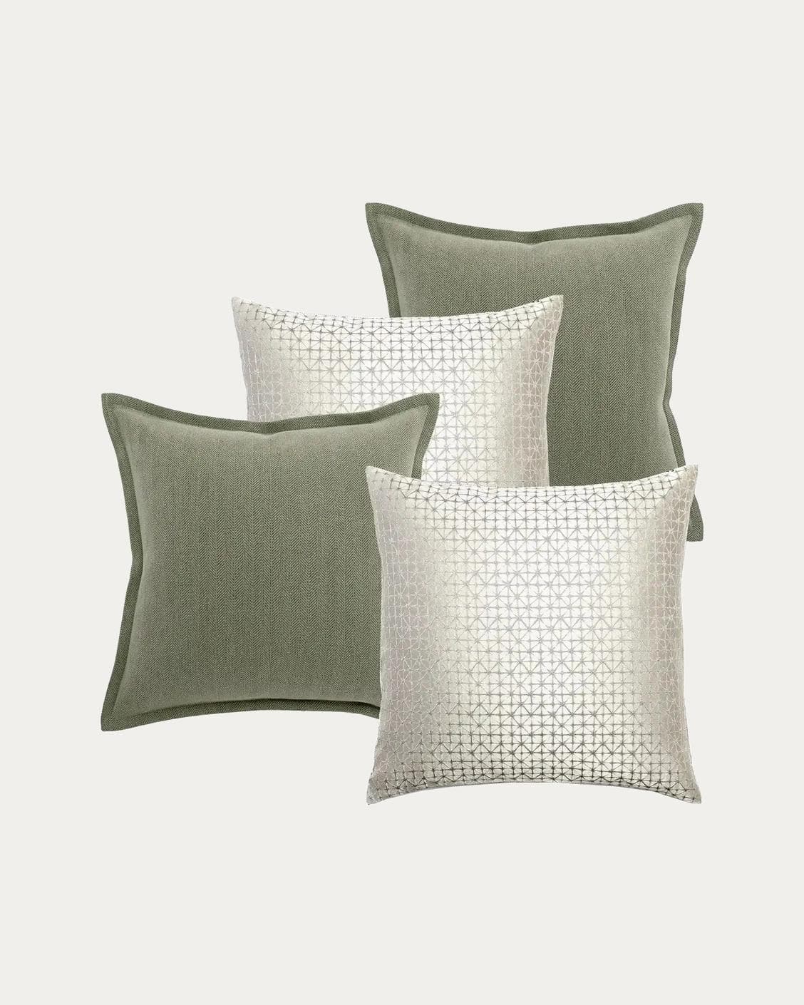 Lloyd Bundle bundle - indoor in silver, white and green, shown in a product front view as image 1