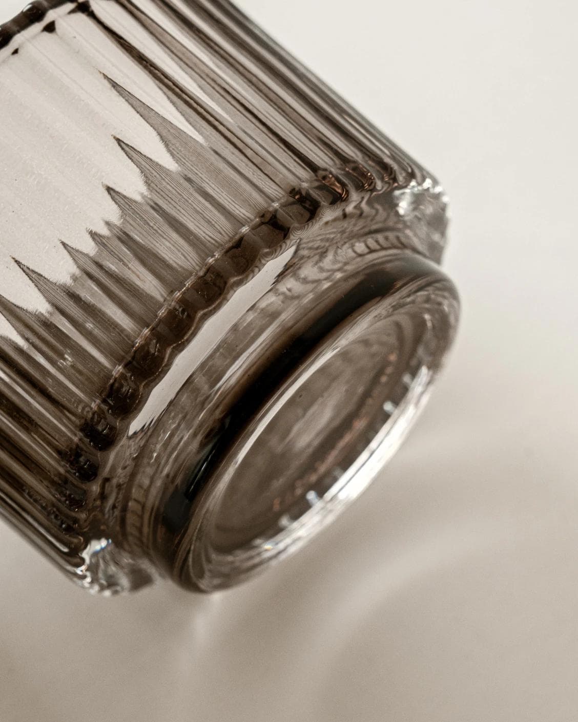 Loucille Storms candle holders in grey, shown in a product top view as image 12