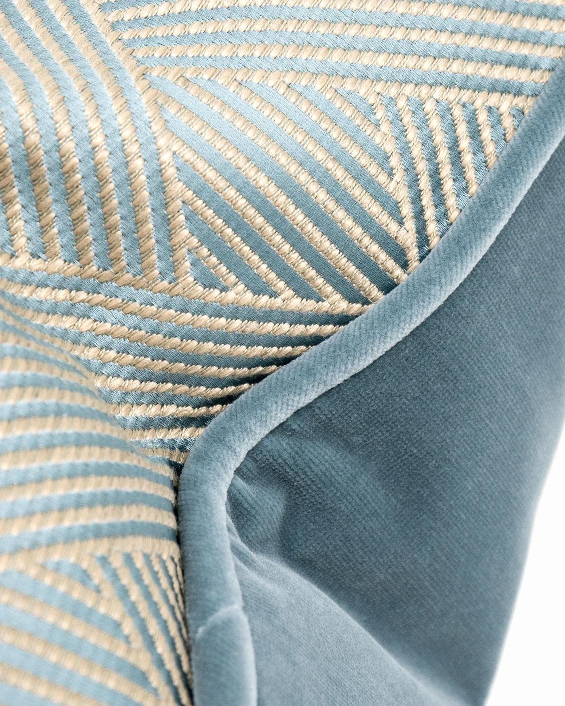 Lucas Matisse cushion in blue, shown in a product close-up as image 8