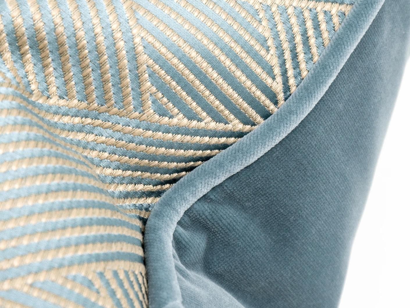 Lucas Matisse cushion in blue, shown in a product close-up as image 8