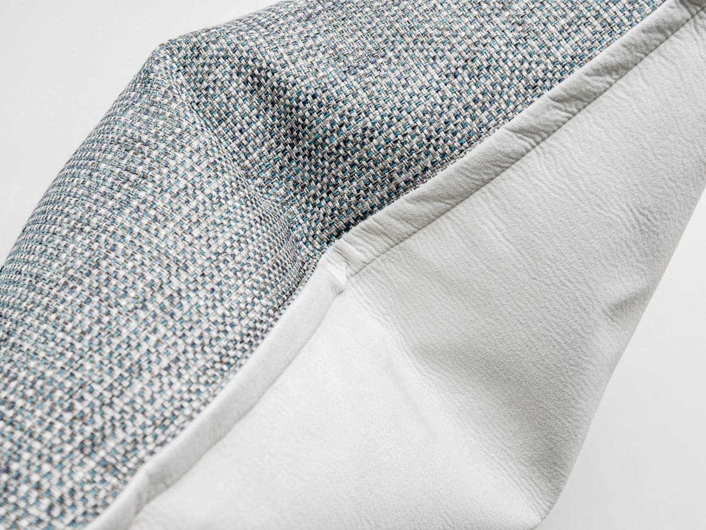 Luis Canova cushion in blue, shown in a product top view as image 8