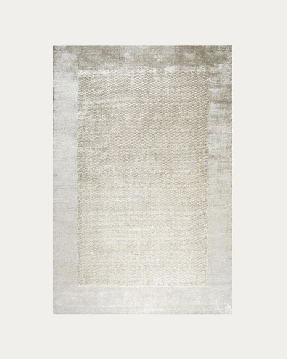 Luna Clay carpets in beige, shown in a product top view as image 1
