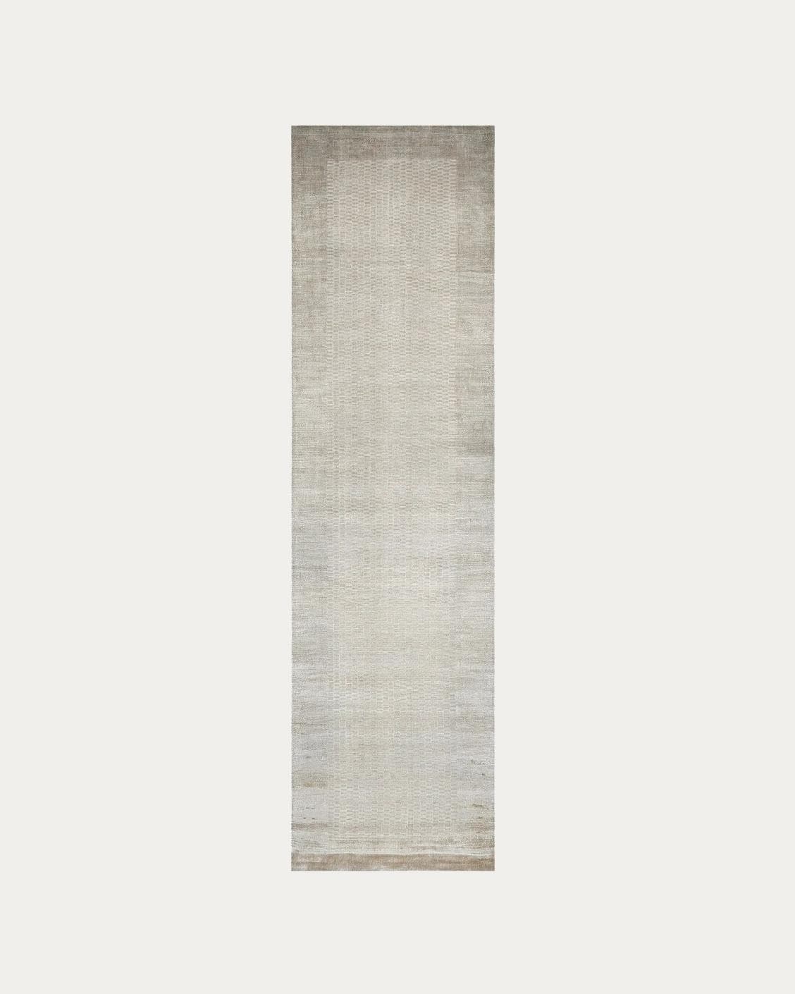 Luna Dune carpets in taupe, brown and beige, shown in a product top view as image 1
