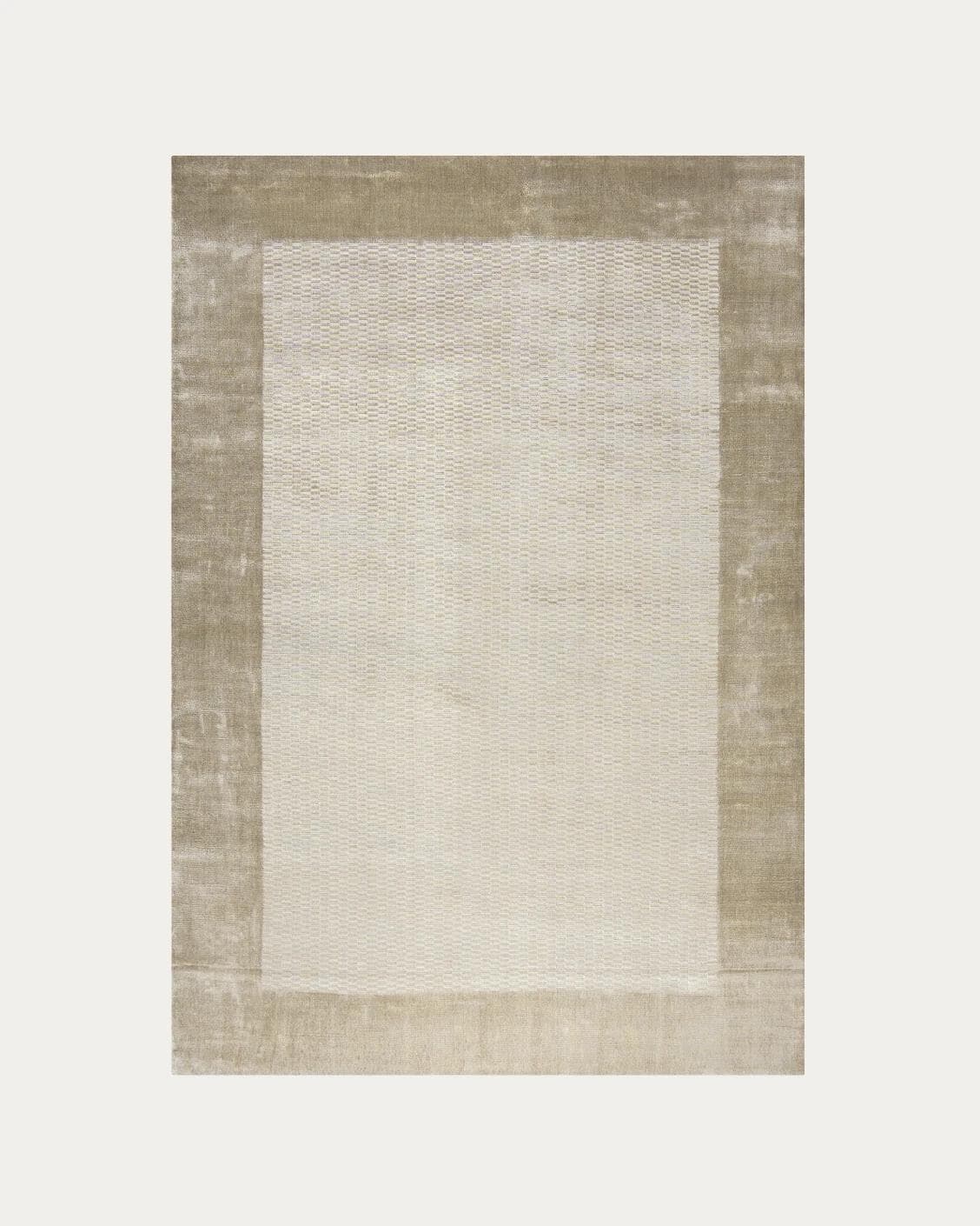 Luna Sandy carpets in beige, shown in a product top view as image 1