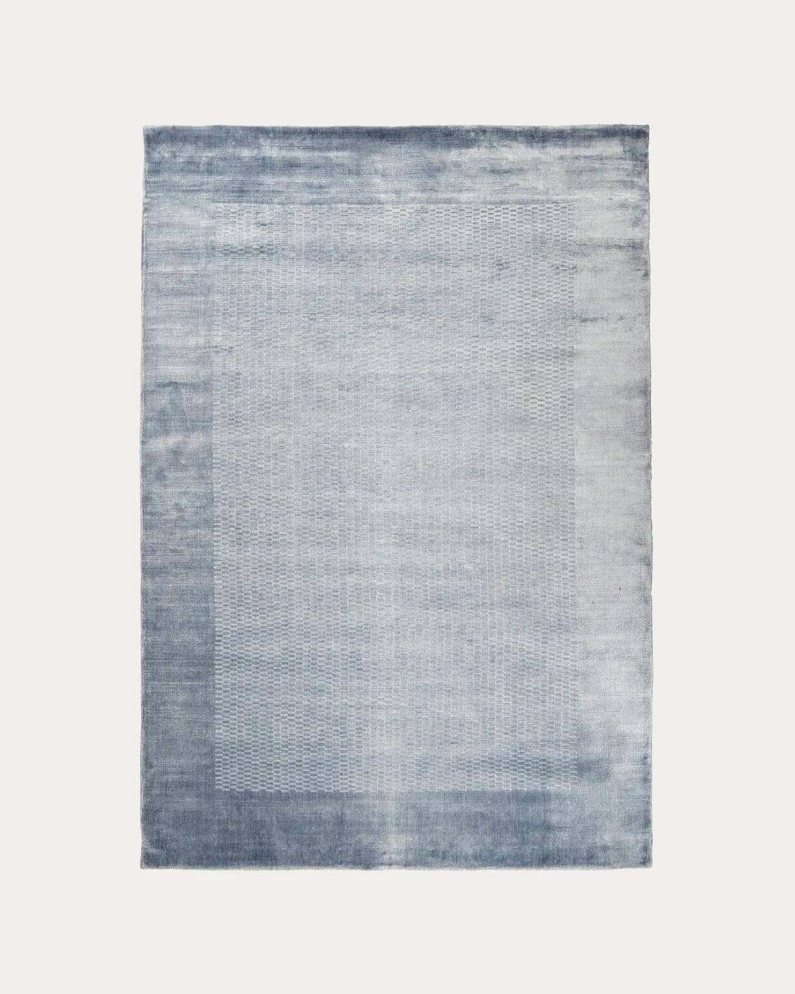Luna Sky carpets in blue, shown in a product top view as image 1