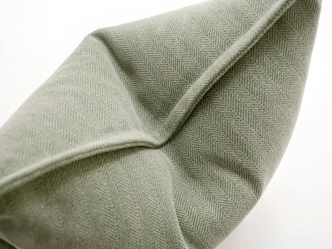 Lyndon Sage cushion in green, shown in a product top view as image 9
