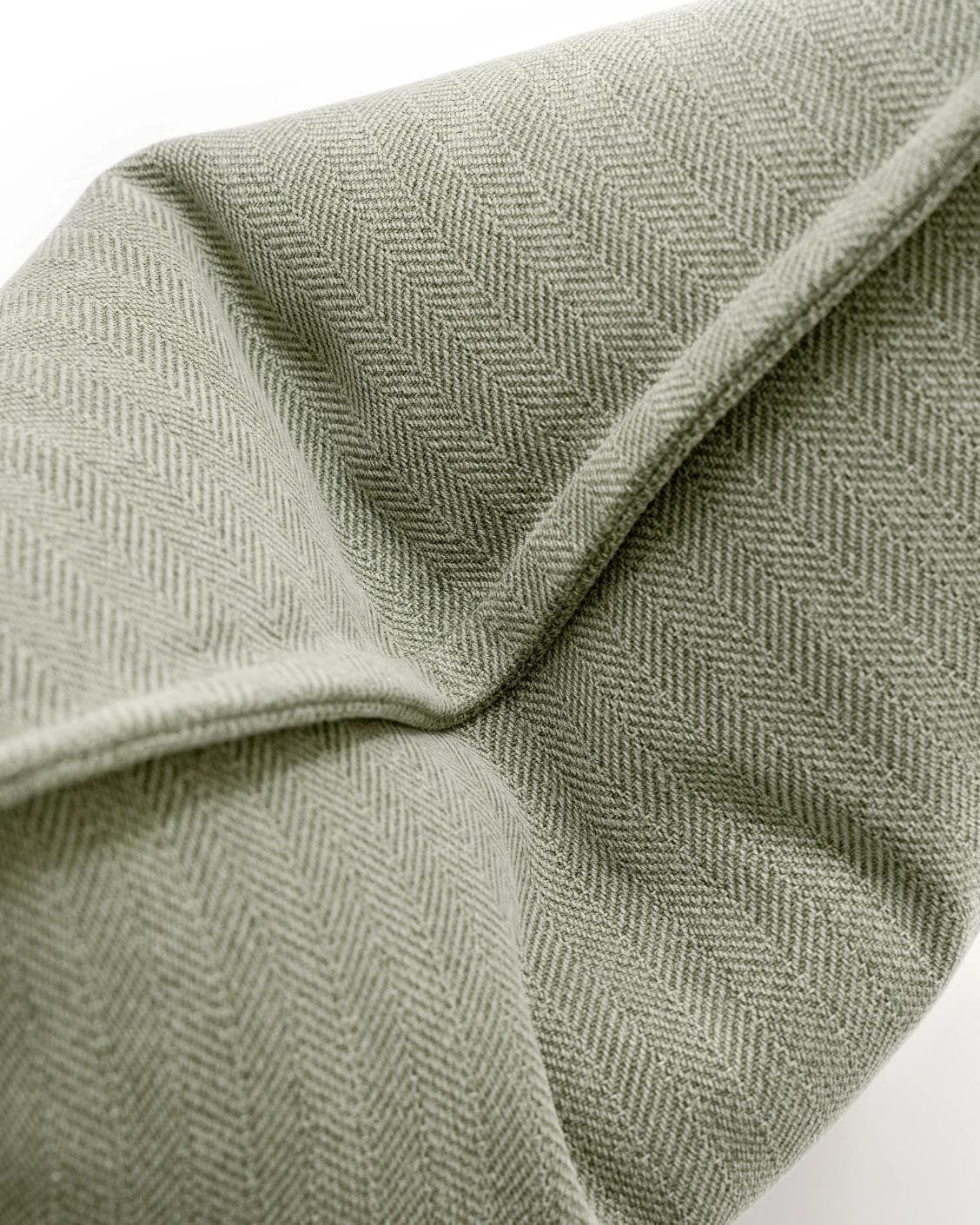 Lyndon Sage cushion in green, shown in a product top view as image 9