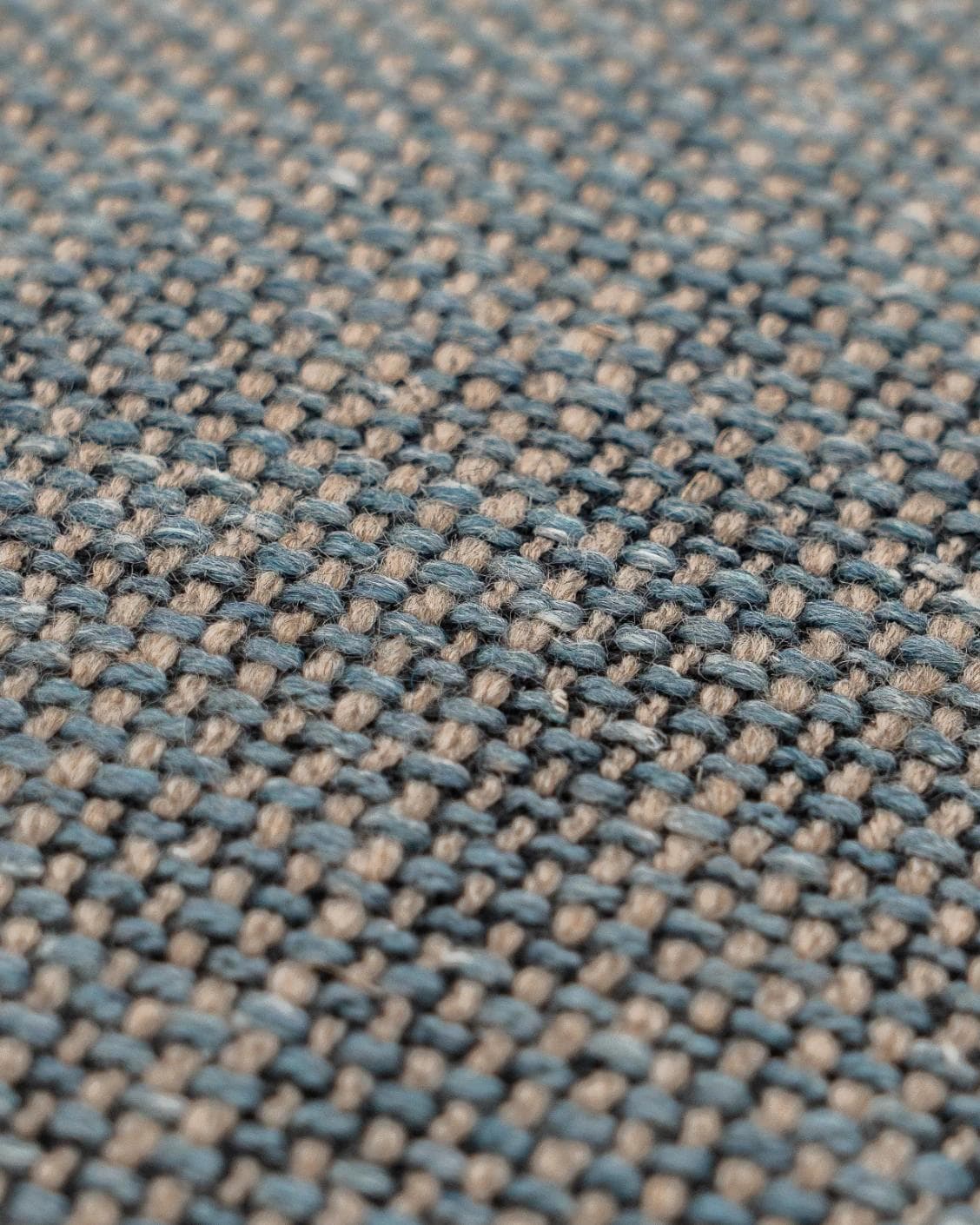 Lynn Canova cushion in blue, shown in a product close-up as image 6