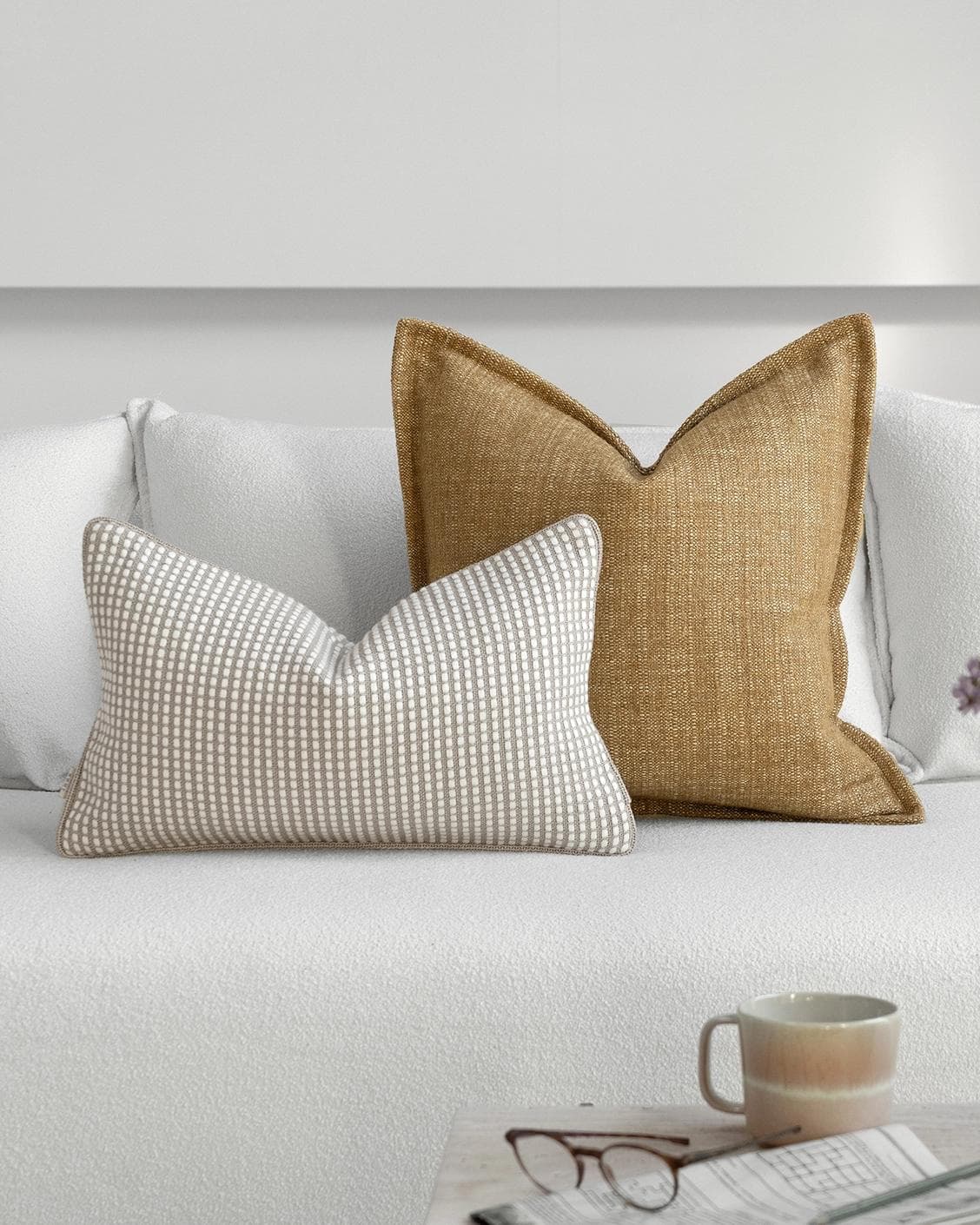 Lyra Bundle cushion, shown in a lifestyle front view as image 5