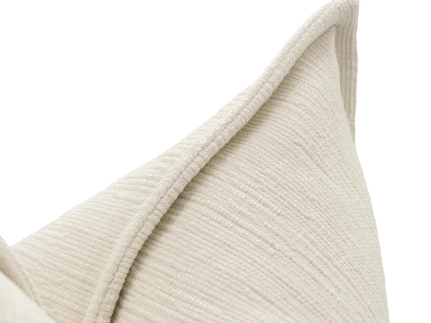 Macey Shale cushion in ivory, shown in a product close-up as image 6