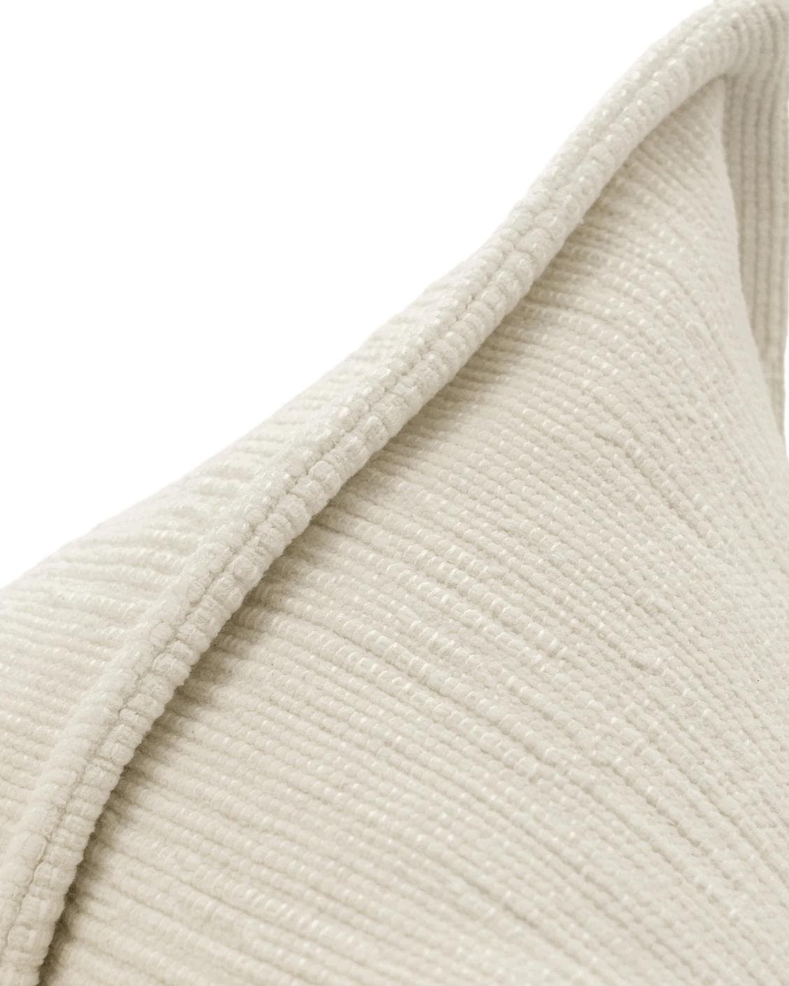 Macey Shale cushion in ivory, shown in a product close-up as image 6