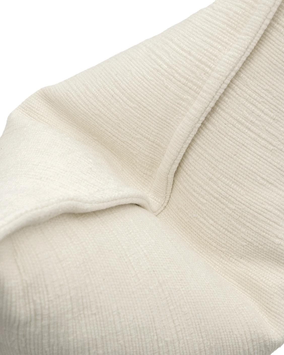 Macey Shale cushion in ivory, shown in a product top view as image 9