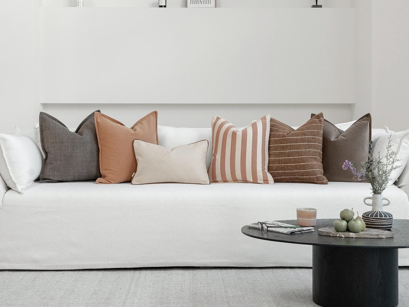 Mahima Bundle cushion, shown in a lifestyle front view as image 2