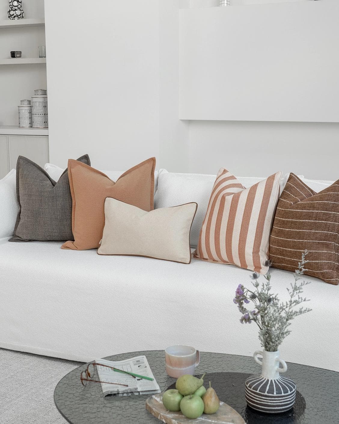 Mahima Bundle cushion, shown in a lifestyle right view as image 5