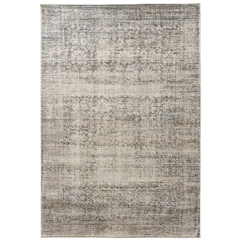 Marco Azure carpets in cream, grey and beige, shown in a product top view as image 1