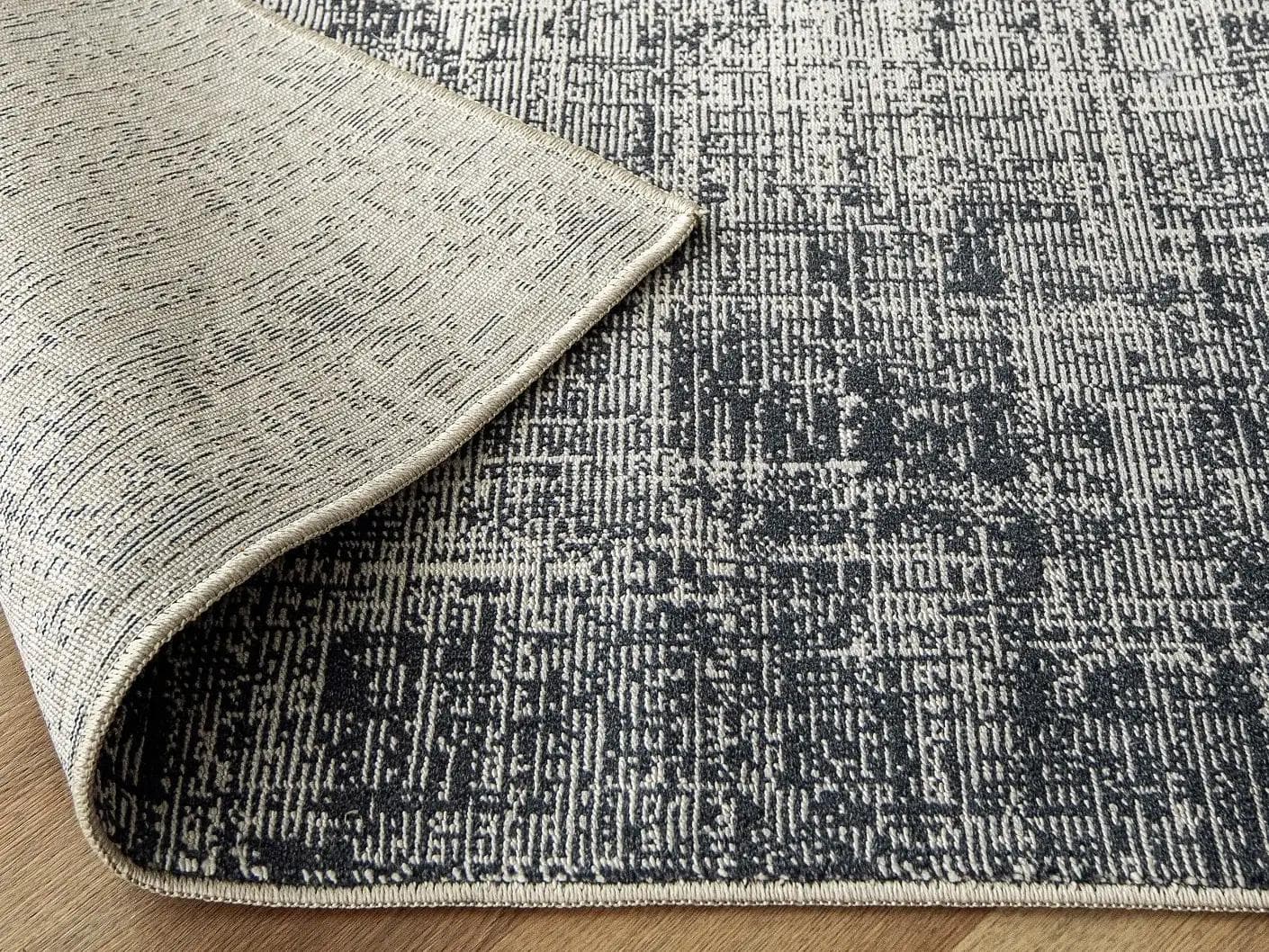 Marco Sky carpets in blue, shown in a product close-up top view as image 1