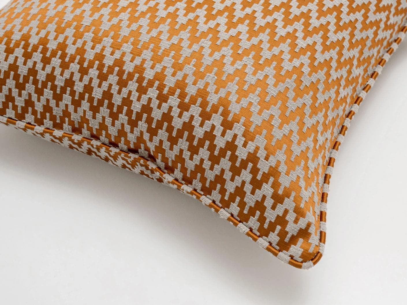 Maxene Hodler cushion in orange, shown in a product top view as image 6