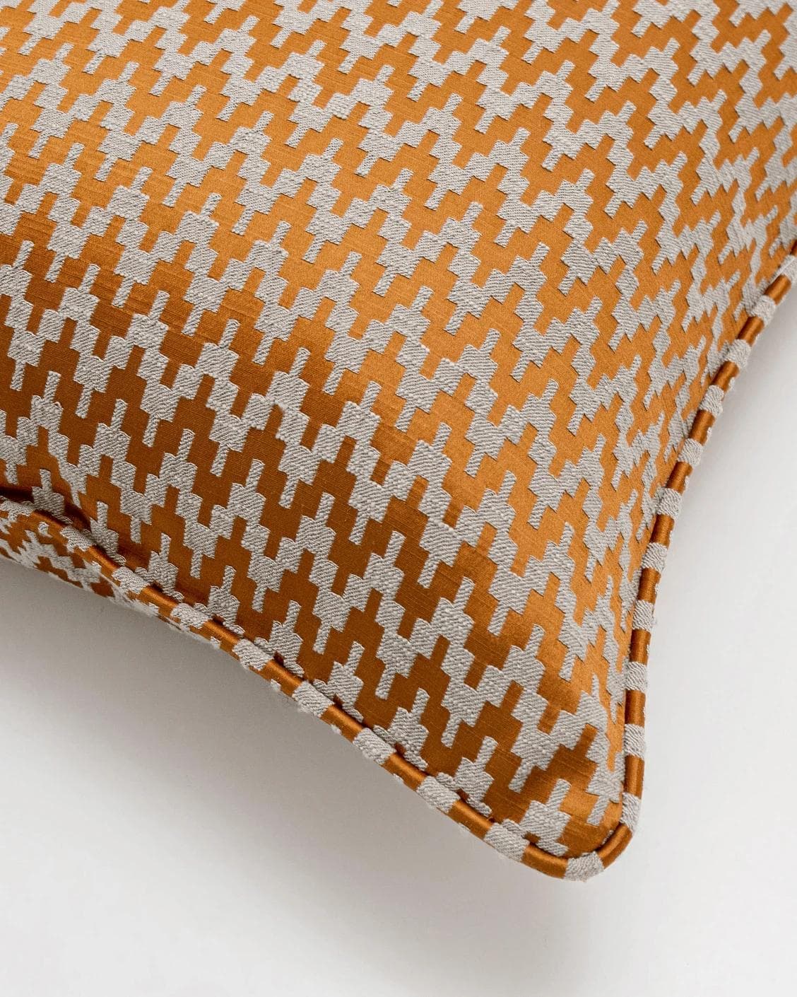 Maxene Hodler cushion in orange, shown in a product top view as image 6