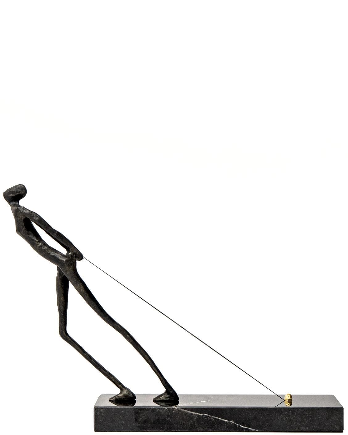 Maximo Rodin statues and sculptures in black, shown in a product front view as image 8