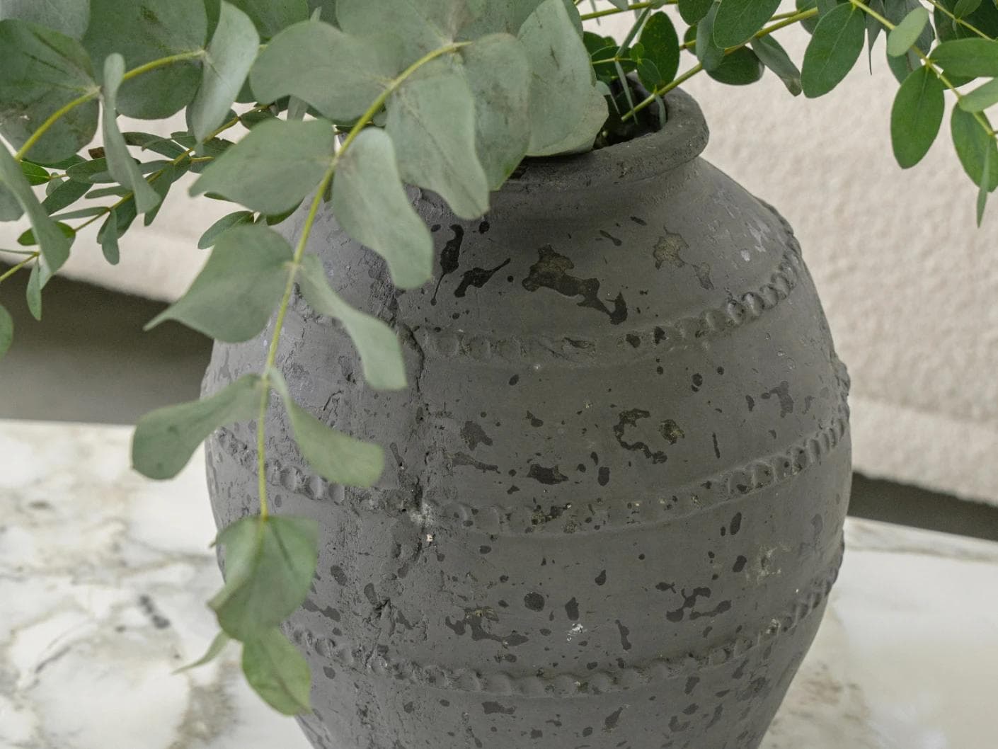 Maxwell Arneson vases in grey, shown in a lifestyle front view as image 4