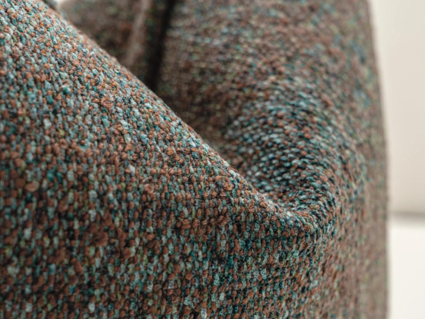May Chromix cushion in blue and multicolour, shown in a product close-up as image 7