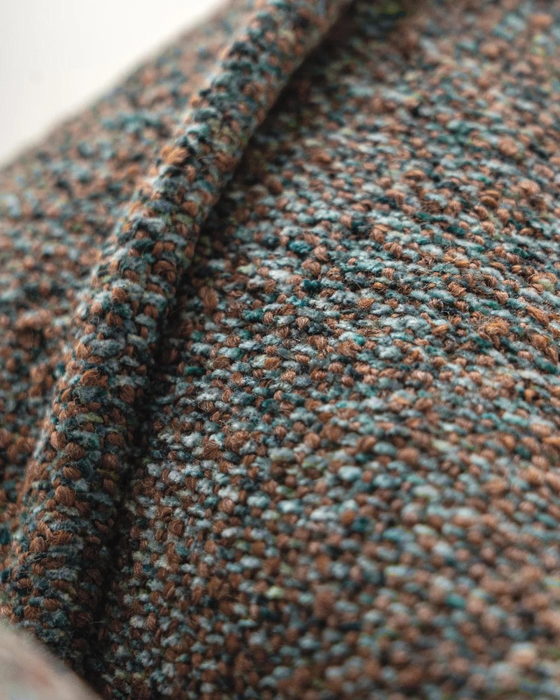 May Chromix cushion in blue and multicolour, shown in a product close-up as image 8