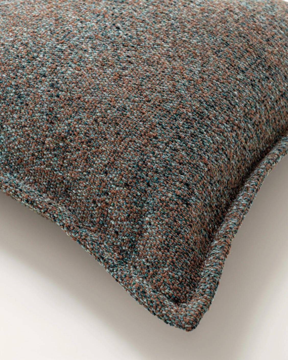 May Chromix cushion in blue and multicolour, shown in a product top view as image 9
