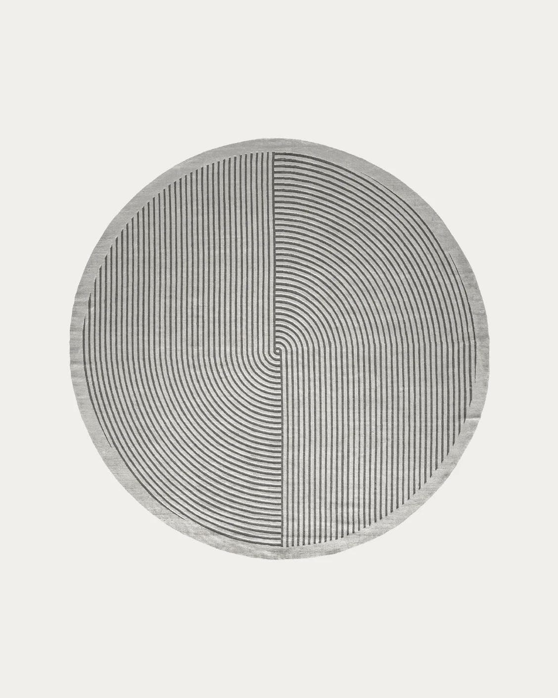 Maze Ashton carpets in grey, shown in a product top view as image 1