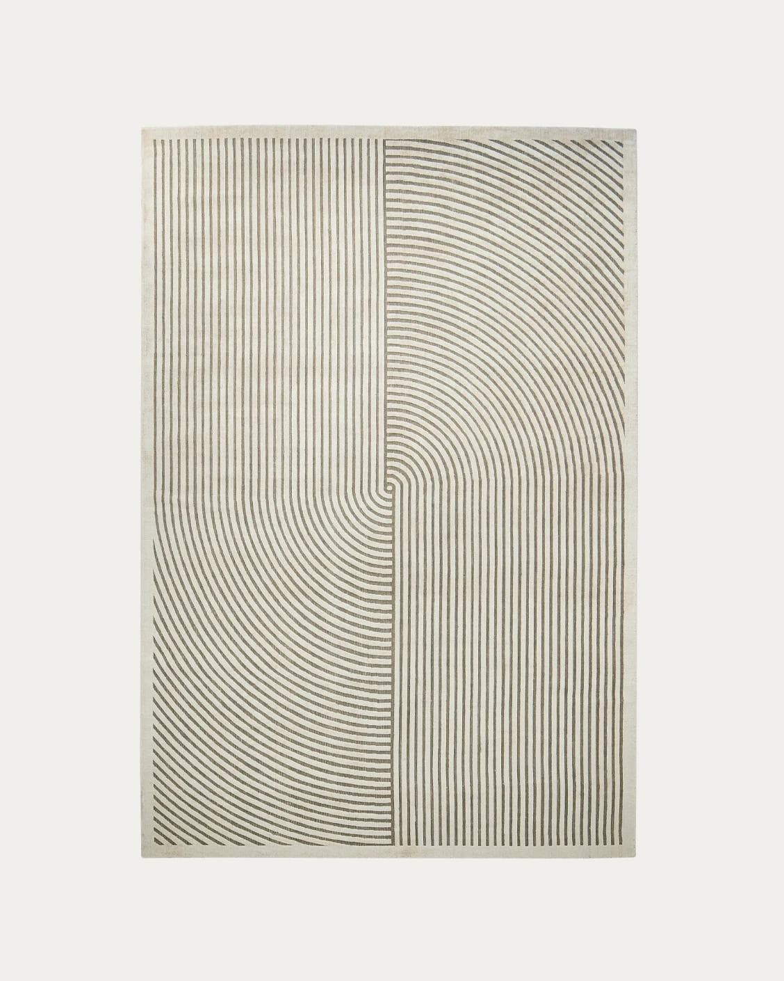 Maze Sandy carpets in beige, shown in a product top view as image 1