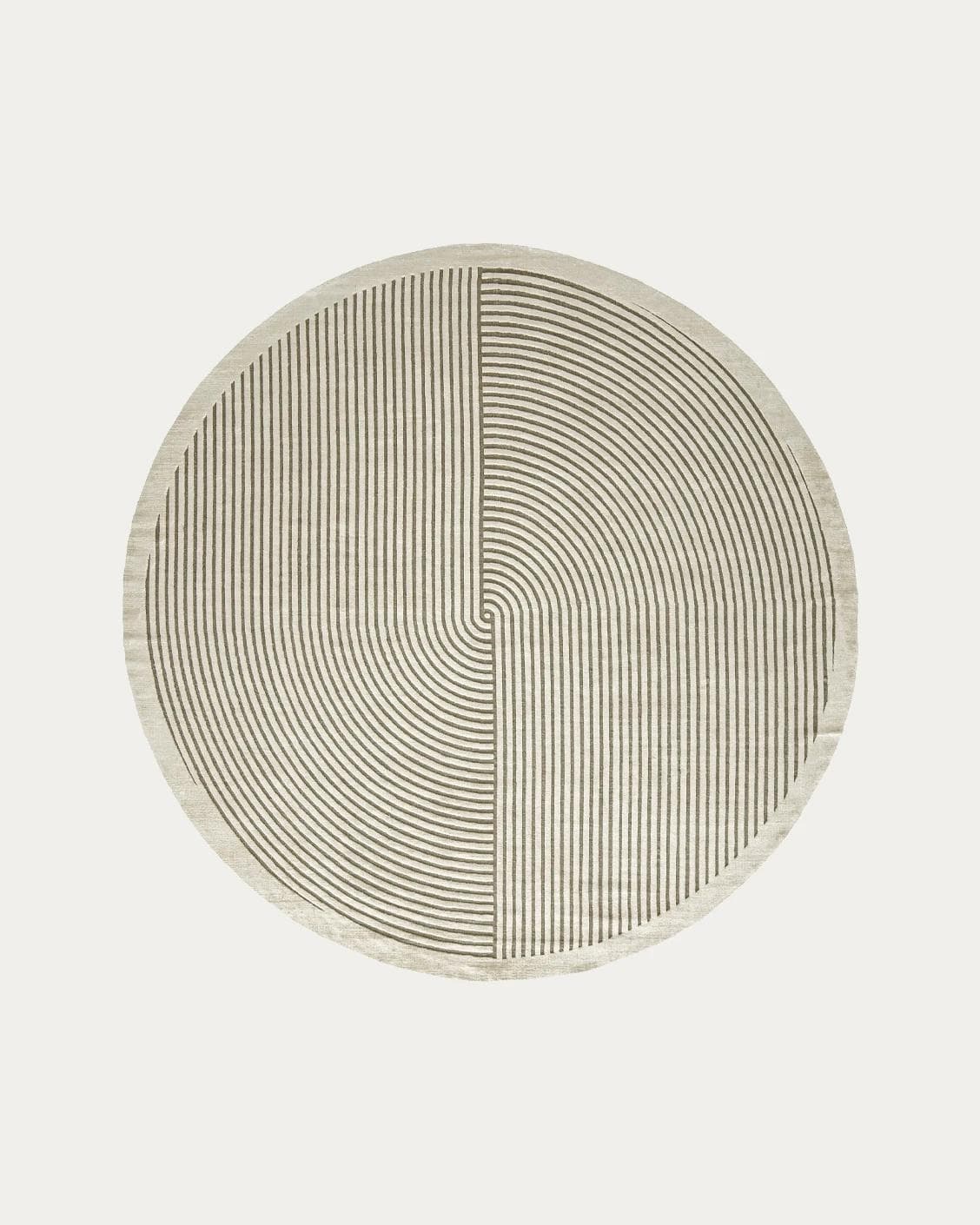 Maze Sandy carpets in beige, shown in a product top view as image 1