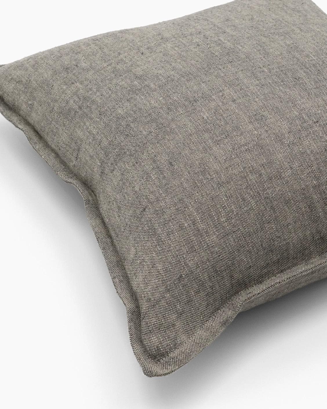 Mel Ash cushion in grey, shown in a product top view as image 8