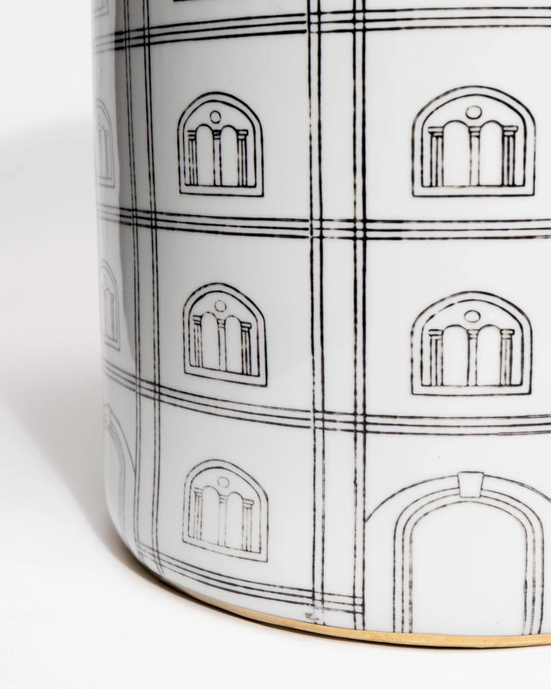 Mia Jacobsen II stools in black and white, shown in a product close-up top view as image 17