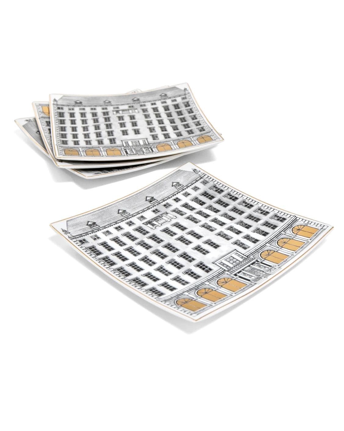 Mia Viktoria plates in black and white, shown in a product top view as image 8