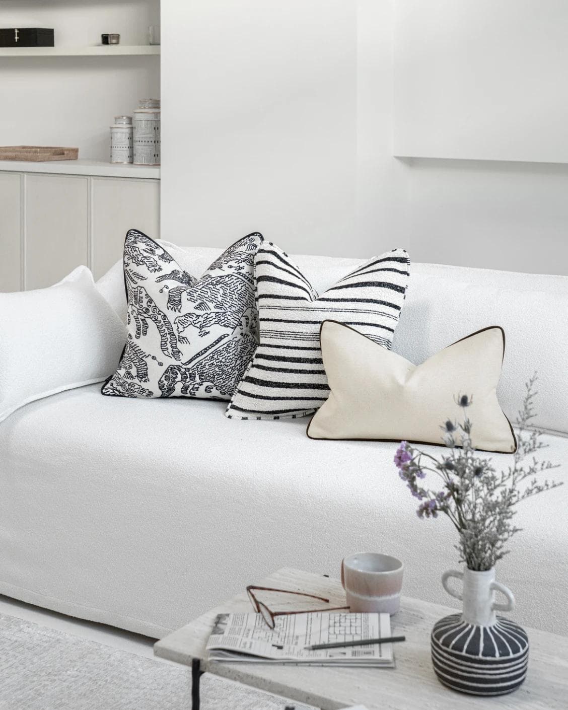Mishh Bundle cushion, shown in a lifestyle right view as image 4