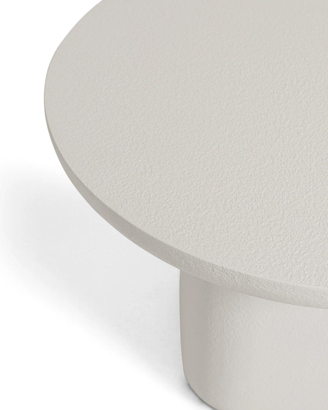 Modena Set Of 3 coffee table in soft ivory and stone, shown in a product close-up top view as image 10