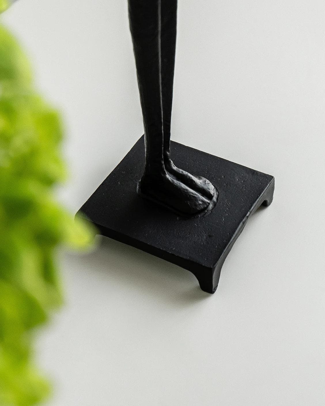 Morgan Rodin statues and sculptures in black, shown in a lifestyle close-up top view as image 4