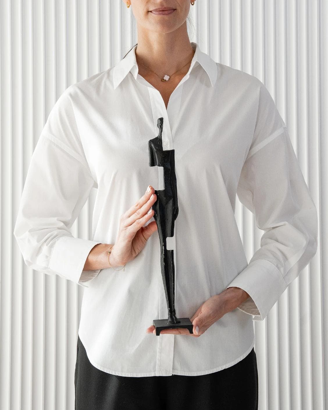 Morgan Rodin statues and sculptures in black, shown in a product front view as image 10