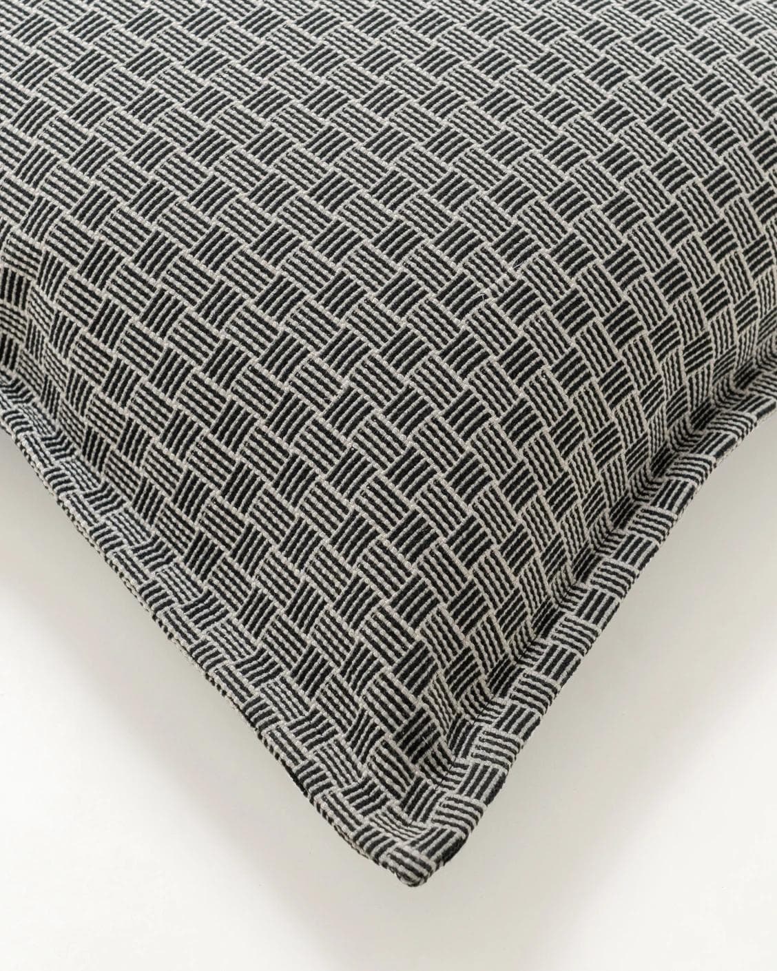 Naomi Steele cushion in grey, shown in a product top view as image 8