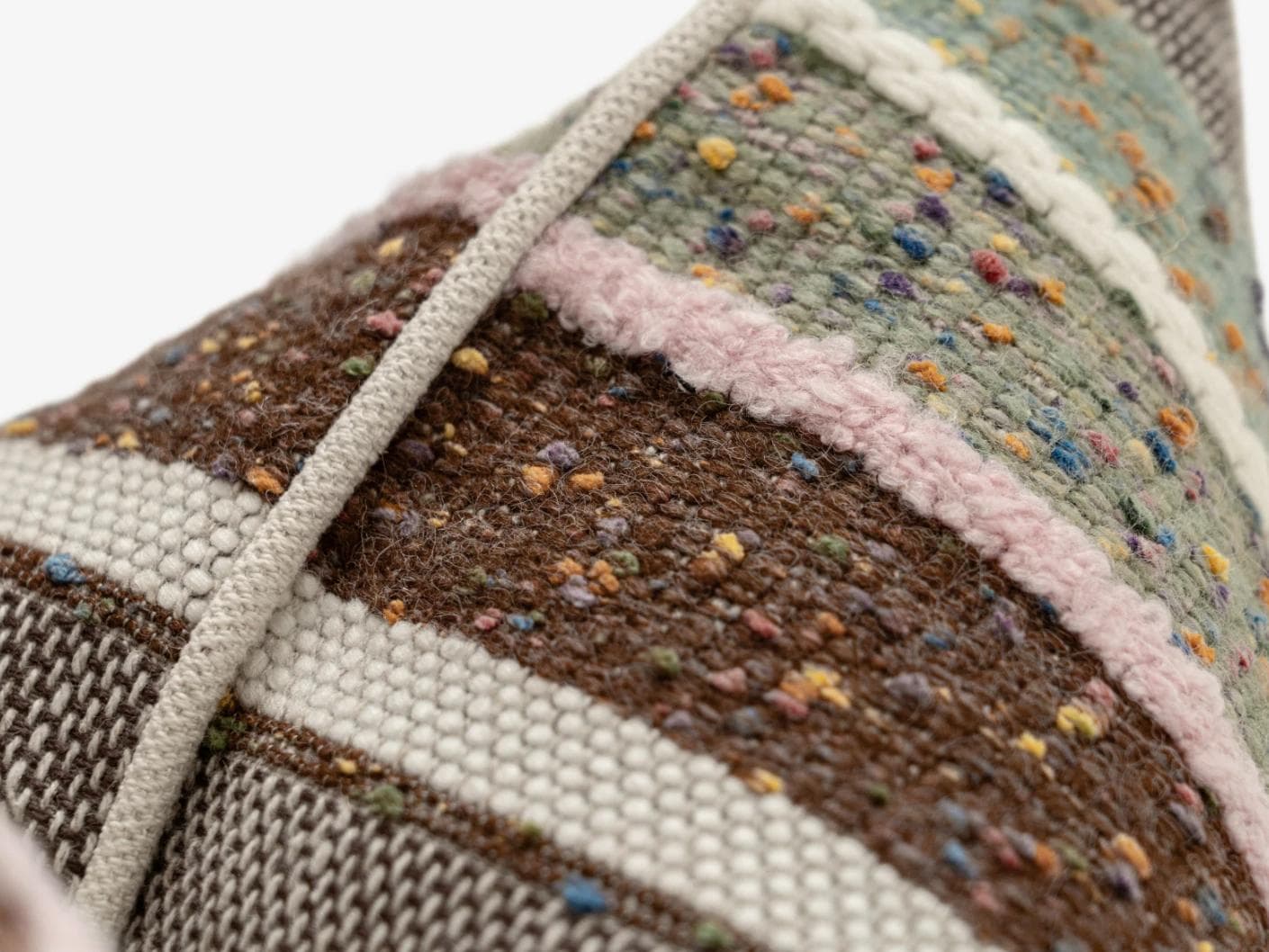 Naysa Alecia cushion in multicolour, shown in a product close-up as image 7