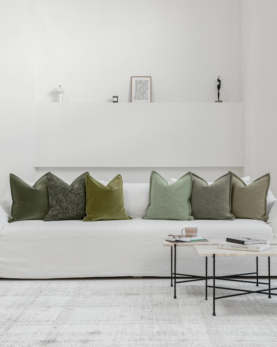 Nell Bundle cushion, shown in a lifestyle front view as image 4