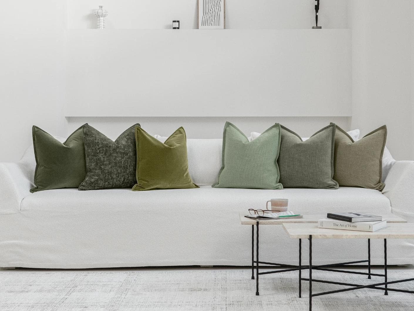 Nell Bundle cushion, shown in a lifestyle front view as image 4