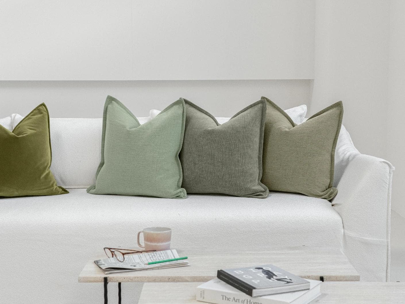 Nell Bundle cushion, shown in a lifestyle front view as image 5
