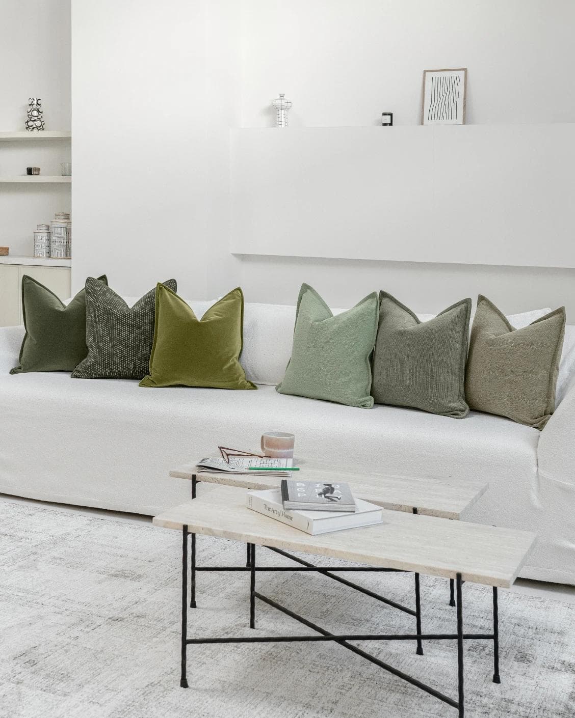Nell Bundle cushion, shown in a lifestyle right view as image 2